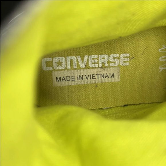 Converse Women's Chuck Taylor All Star Hi Sneakers 542479F Grey/Citron Sz 9.5 A+ - Picture 11 of 12